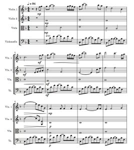 我心永恒  弦乐四重奏 总谱+分谱 有试听-云音圈