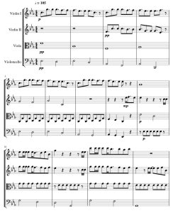 春日  弦乐四重奏 总谱+分谱 有试听-云音圈