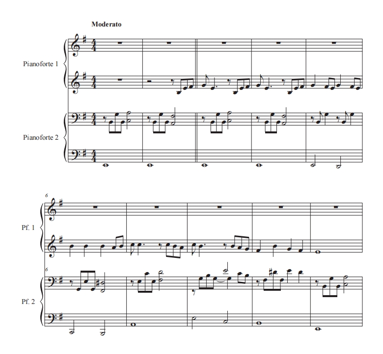 朋友再见 四手联弹谱 有试听