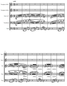 杀手探戈 加拿大铜管五重奏 总谱+分谱 有试听-云音圈