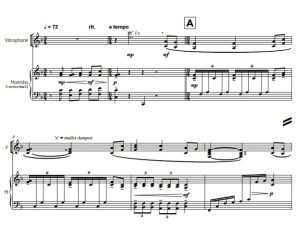 来吧，所有祈祷的源泉 中-高级 马林巴+颤音琴 打击乐二重奏总谱 有试听-云音圈