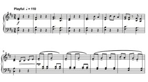 杰西卡之歌 初-中级 四槌 独奏 马林巴谱 有试听-云音圈