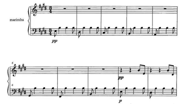 林金丞 四月天 四槌 马林巴谱  有试听