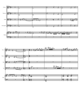 梁 祝 弦乐四重奏+钢琴 总谱+分谱 有试听-云音圈