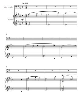 海德薇主题曲 哈利波特 大提琴钢琴合奏总分谱 带伴奏音频 有试听-云音圈