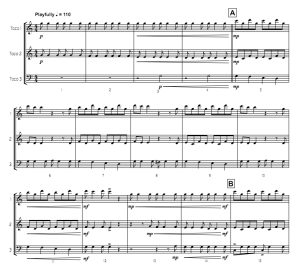 滴答玉米卷  初级 单马林巴六手联弹 总谱 有试听-云音圈