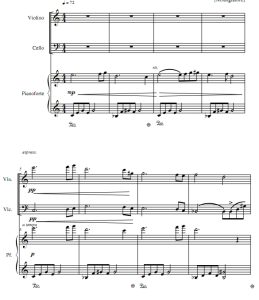 甜蜜的时刻 小提琴大提琴钢琴 总谱+分谱 有试听-云音圈