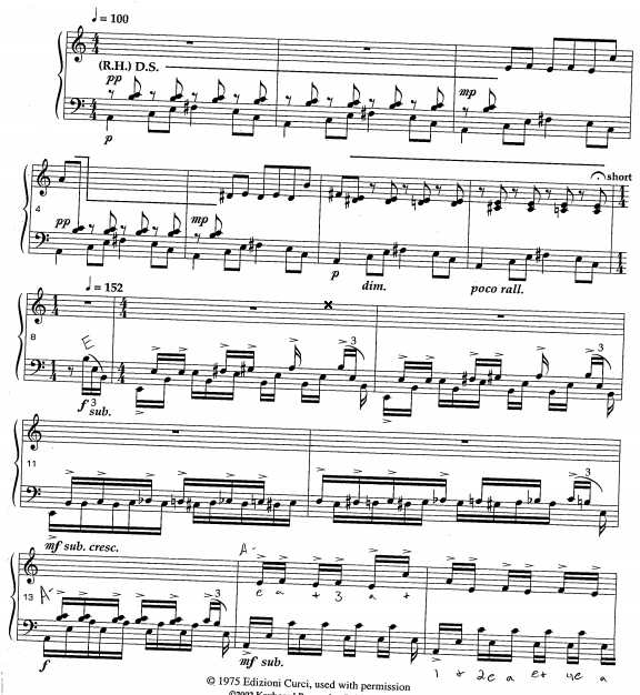 皮亚佐拉 自由探戈 变奏版 萨穆特版 四槌 独奏 马林巴谱 有试听