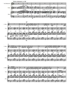 约会 小提琴萨克斯钢琴 总谱+分谱 有试听-云音圈