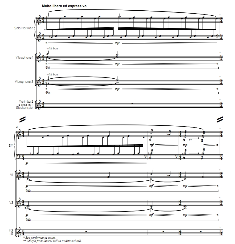 绿野仙踪 Over the Rainbow 奥托莫 马林巴+打击乐三重奏 总谱 有试听
