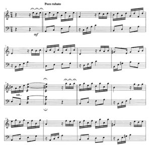 罗萨洛 Choro Bachiano Op.15 中级 四槌 独奏 马林巴谱 有试听-云音圈