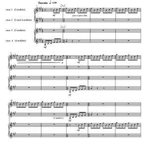 耶恒河  中级 马林巴四重奏总谱 有试听-云音圈