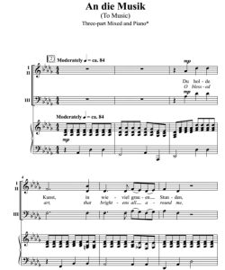 商品为合唱伴奏音频mp3 舒伯特 致音乐 An Die Musik 爱德华兹版  合唱伴奏音频 有试听-云音圈