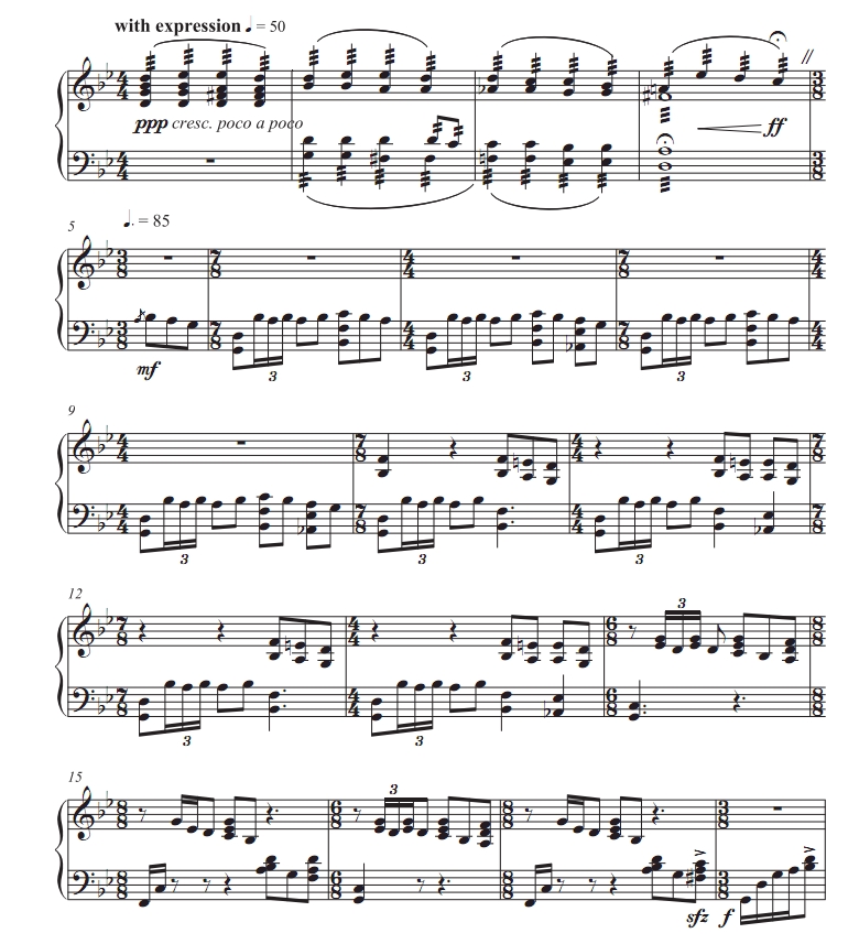 蒙克曼 夜舞  高级 四槌 独奏 马林巴谱 有试听