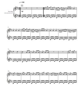 蜂鸟 史密斯 中级 四槌 独奏 马林巴谱 有试听-云音圈