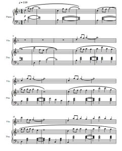 诀别书 小提琴钢琴 总谱+分谱 有试听-云音圈