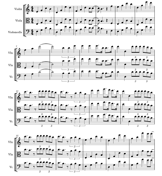 Golden 小提琴中提琴大提琴 总谱+分谱 有试听