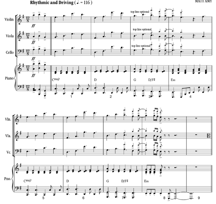 Golden 小提琴中提琴大提琴钢琴 总谱+分谱 有试听