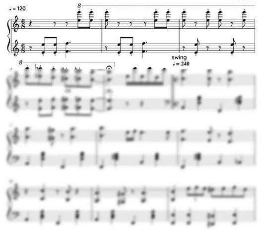 钟声 爵士版 钢琴独奏谱 有试听