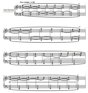 镜子的另一边  克莱森版 中级 四槌 独奏 马林巴谱 有试听-云音圈