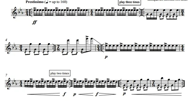 闪电 高级 欣德森版 双槌 独奏 马林巴谱 有试听