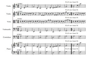 雪绒花 弦乐五重奏+钢琴 总谱+分谱 有试听-云音圈