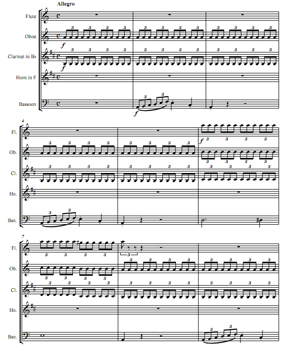 魔王 舒伯特 木管五重奏 总谱+分谱 有试听