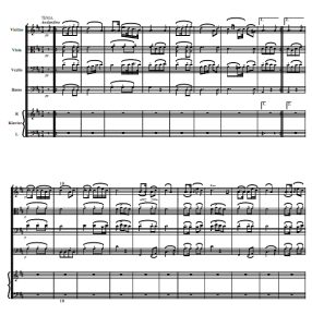 鳟鱼 第四乐章 弦乐四重奏和钢琴 总谱+分谱 有试听-云音圈