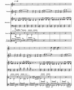 龙舌兰日出  中级 科佩斯基版 马林巴颤音琴等 打击乐六重奏 总谱+分谱 有试听-云音圈