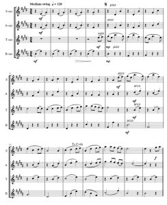 Always with Me SATB萨克斯四重奏 总谱+分谱 有试听-云音圈