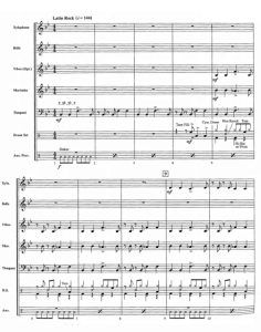 Chuck Rio 龙舌兰 拉普版 中级 打击乐七重奏总谱+分谱 有试听-云音圈