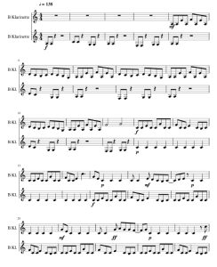 Crazy Train 单簧管二重奏 总谱+分谱 有试听-云音圈