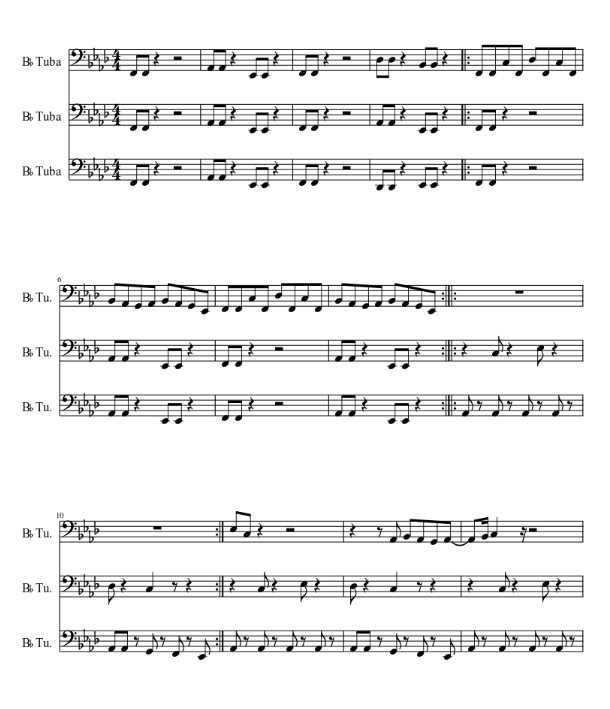 Crazy Train 大号三重奏 总谱+分谱 有试听