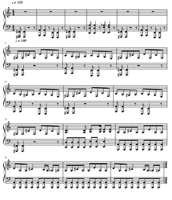 Crazy train 钢琴独奏 有试听