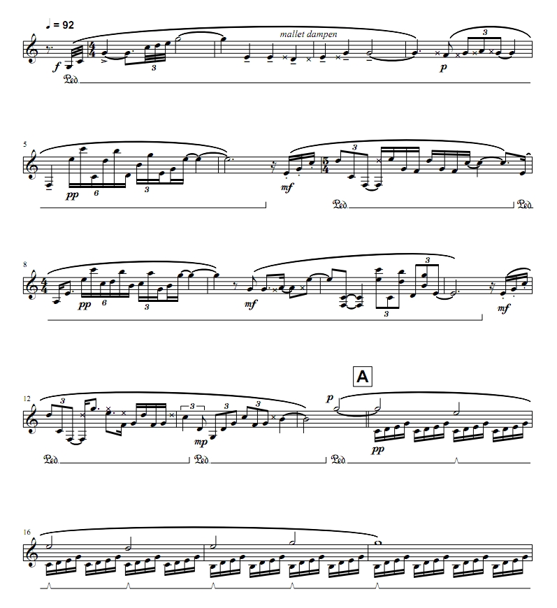 Jesus Loves Me 中-高级 弗洛伊德版 四槌 独奏 颤音琴谱 有试听