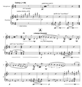 Let It Snow! 布鲁姆版 圣诞风格 中高级 颤音琴+马林巴 合奏总谱 有试听-云音圈