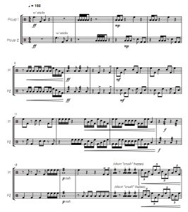 Shh 中级 弗莱利版 打击乐二重奏总谱 有试听-云音圈