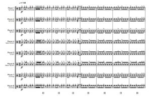 Shockwave! 初级 打击乐八重奏总谱 有试听-云音圈