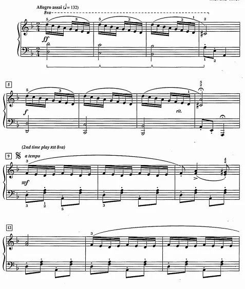 Tales From Hungary 钢琴独奏谱 适合比赛 纸质版 有试听