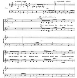 商品为SSA 三声部合唱线谱 The Rhythm of Life 爱默生版  童声女声合唱谱 有试听-云音圈