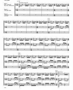 Time Mixer 格拉索克版 高级 打击乐三重奏总谱+分谱 有试听-云音圈