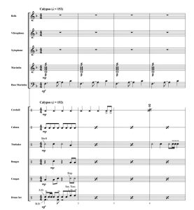 Yellow Bird 中级 唐斯版 打击乐重奏 总谱+分谱 有试听-云音圈