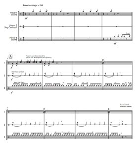 七节舞  克劳威尔版 打击乐三重奏总谱 有试听-云音圈