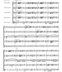 五人回旋 中级 打击乐五重奏总谱+分谱 有试听-云音圈