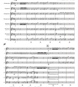 亨德尔 水上音乐 中级 打击乐八重奏总谱 有试听-云音圈