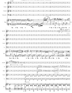 人生的旋转木马  长笛小提琴大提琴钢琴 总谱+分谱 有试听-云音圈