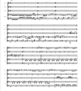 人生的旋转木马 双小提琴长笛钢琴 总谱  有试听-云音圈