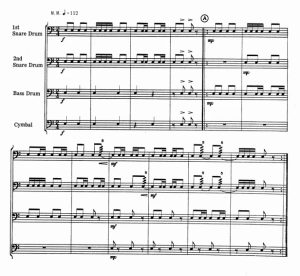 伯纳利欧  初级 小军鼓等 打击乐四重奏 总谱+分谱 有试听-云音圈