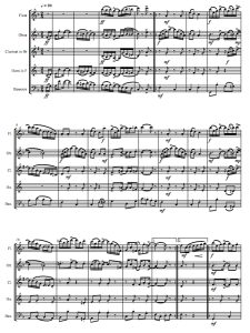 做点事情雷格 乔普林 木管五重奏总谱+分谱 有试听-云音圈