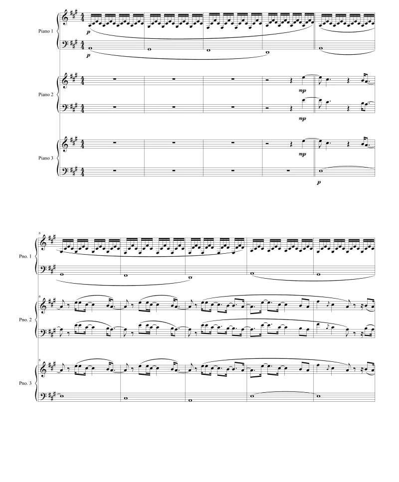 像你这样的人 三钢琴六手联弹 纸质版 有试听